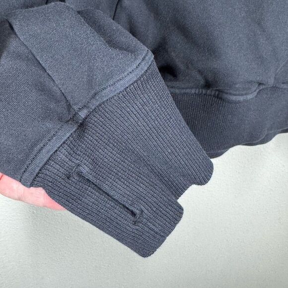 Lululemon Scuba Black Pullover Hoodie Stretch French Terry Sweatshirt 8 W3BRRS - Picture 3 of 6